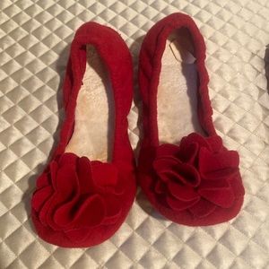 Red slippers